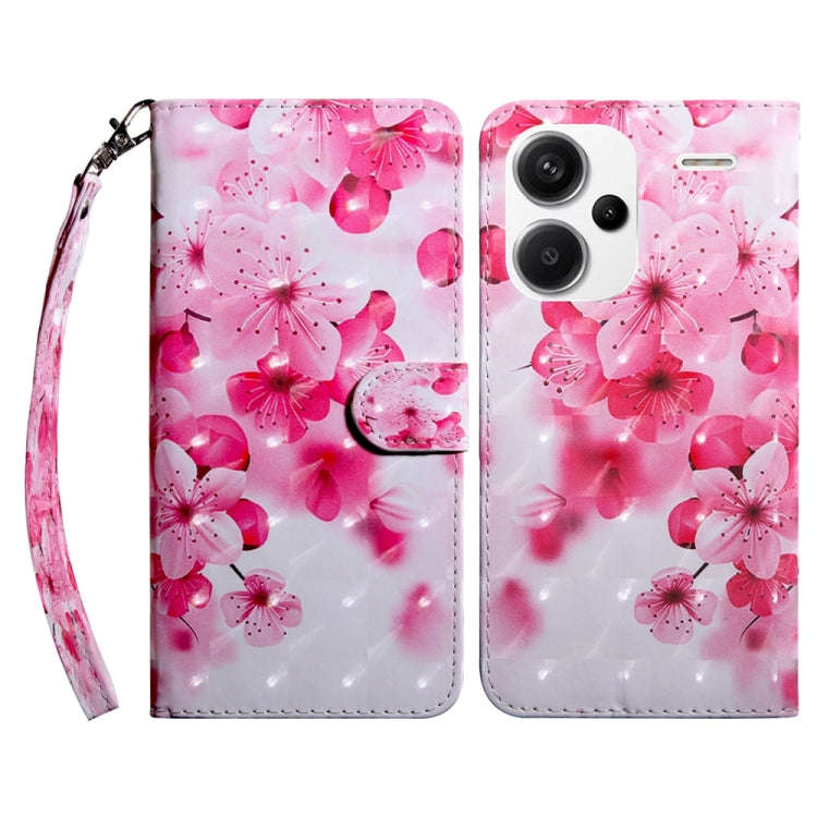 3D Painted Pattern Leather Phone Case, For Xiaomi Redmi Note 13 Pro+, For Xiaomi Redmi Note 13 Pr...