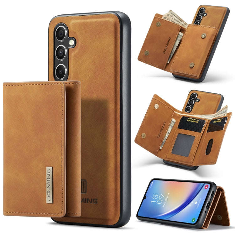 DG.MING M1 Series 3-Fold Multi Card Wallet + Magnetic Phone Case, For Samsung Galaxy A15 5G / A15...