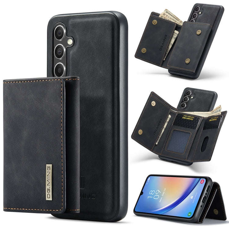 DG.MING M1 Series 3-Fold Multi Card Wallet + Magnetic Phone Case, For Samsung Galaxy A15 5G / A15...