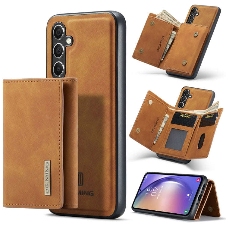 DG.MING M1 Series 3-Fold Multi Card Wallet + Magnetic Phone Case, For Samsung Galaxy A15 5G / A15...