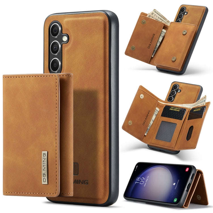 DG.MING M1 Series 3-Fold Multi Card Wallet + Magnetic Phone Case, For Samsung Galaxy A15 5G / A15...