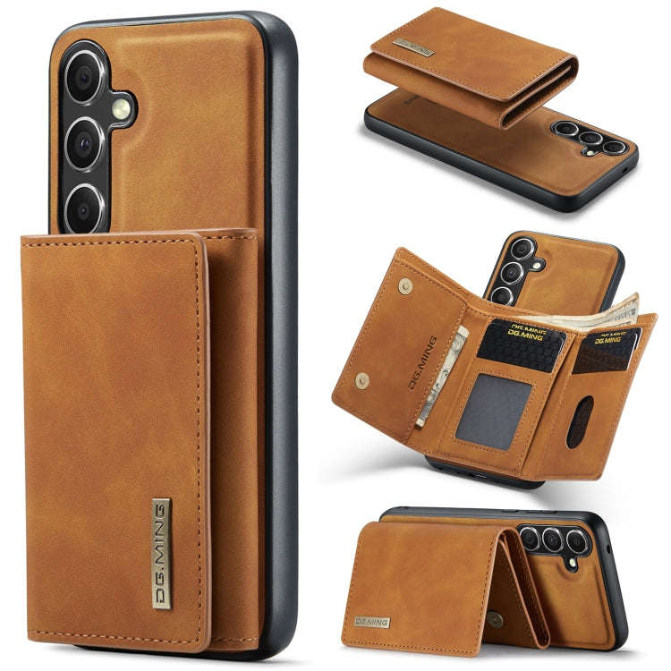 DG.MING M1 Series 3-Fold Multi Card Wallet + Magnetic Phone Case, For Samsung Galaxy A15 5G / A15...
