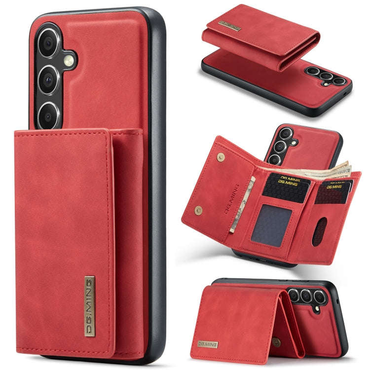 DG.MING M1 Series 3-Fold Multi Card Wallet + Magnetic Phone Case, For Samsung Galaxy A15 5G / A15...