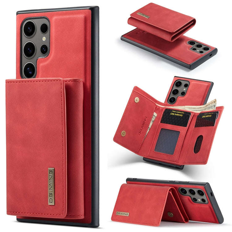 DG.MING M1 Series 3-Fold Multi Card Wallet + Magnetic Phone Case, For Samsung Galaxy A15 5G / A15...