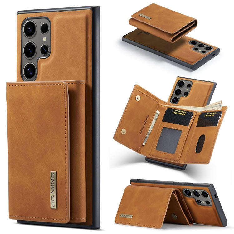 DG.MING M1 Series 3-Fold Multi Card Wallet + Magnetic Phone Case, For Samsung Galaxy A15 5G / A15...