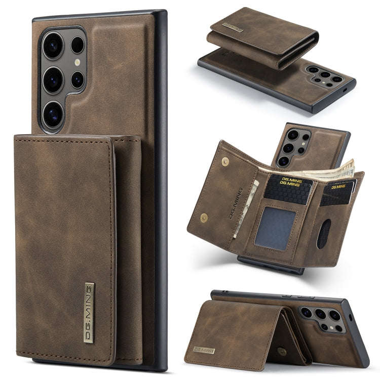 DG.MING M1 Series 3-Fold Multi Card Wallet + Magnetic Phone Case, For Samsung Galaxy A15 5G / A15...