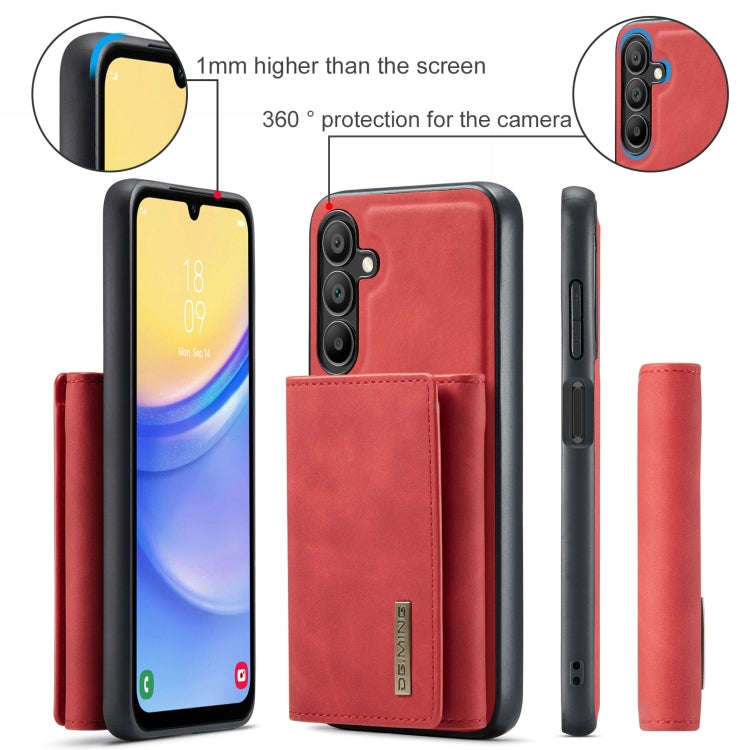 DG.MING M1 Series 3-Fold Multi Card Wallet + Magnetic Phone Case, For Samsung Galaxy A15 5G / A15...