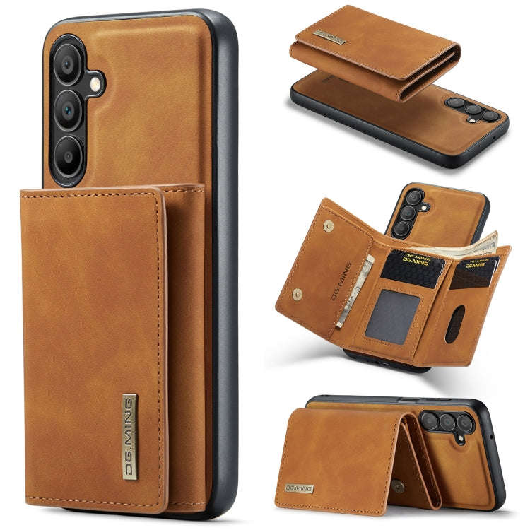 DG.MING M1 Series 3-Fold Multi Card Wallet + Magnetic Phone Case, For Samsung Galaxy A15 5G / A15...