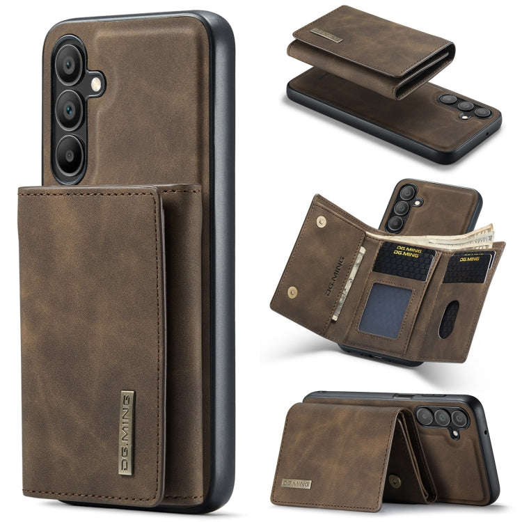 DG.MING M1 Series 3-Fold Multi Card Wallet + Magnetic Phone Case, For Samsung Galaxy A15 5G / A15...