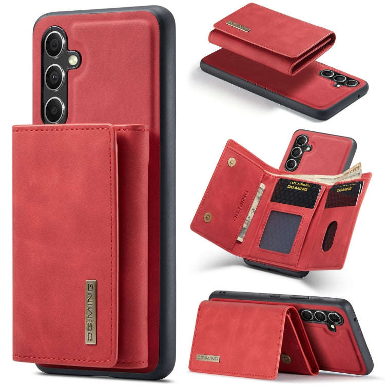DG.MING M1 Series 3-Fold Multi Card Wallet + Magnetic Phone Case, For Samsung Galaxy A15 5G / A15...