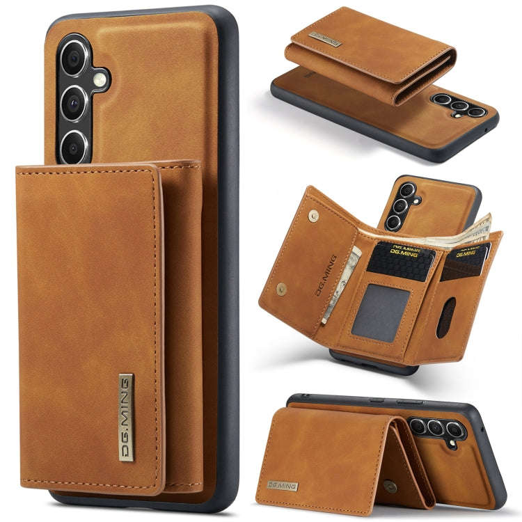 DG.MING M1 Series 3-Fold Multi Card Wallet + Magnetic Phone Case, For Samsung Galaxy A15 5G / A15...