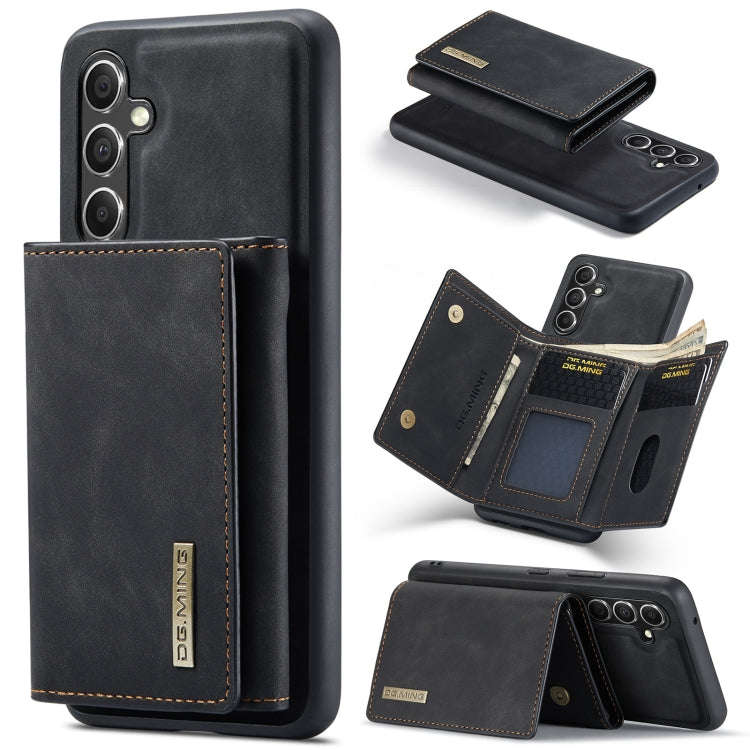 DG.MING M1 Series 3-Fold Multi Card Wallet + Magnetic Phone Case, For Samsung Galaxy A15 5G / A15...