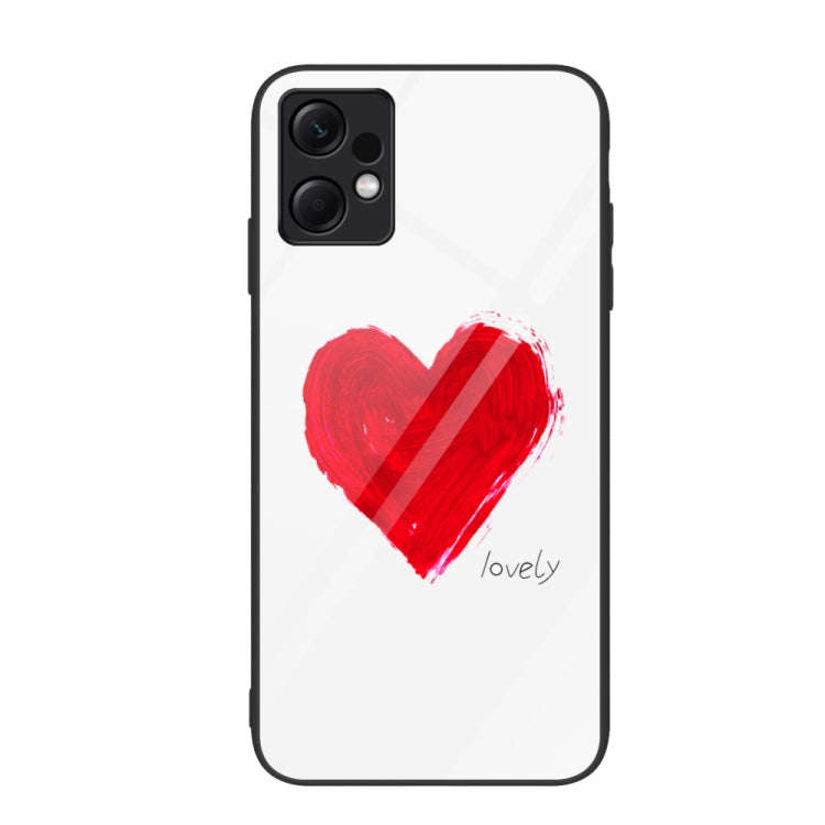 Colorful Painted Glass Phone Case, For Xiaomi Redmi Note 12 4G Global, For Xiaomi Redmi Note 12 T...