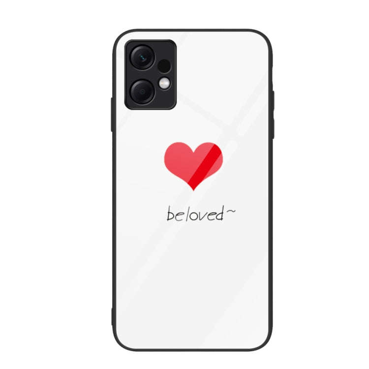 Colorful Painted Glass Phone Case, For Xiaomi Redmi Note 12 4G Global, For Xiaomi Redmi Note 12 T...