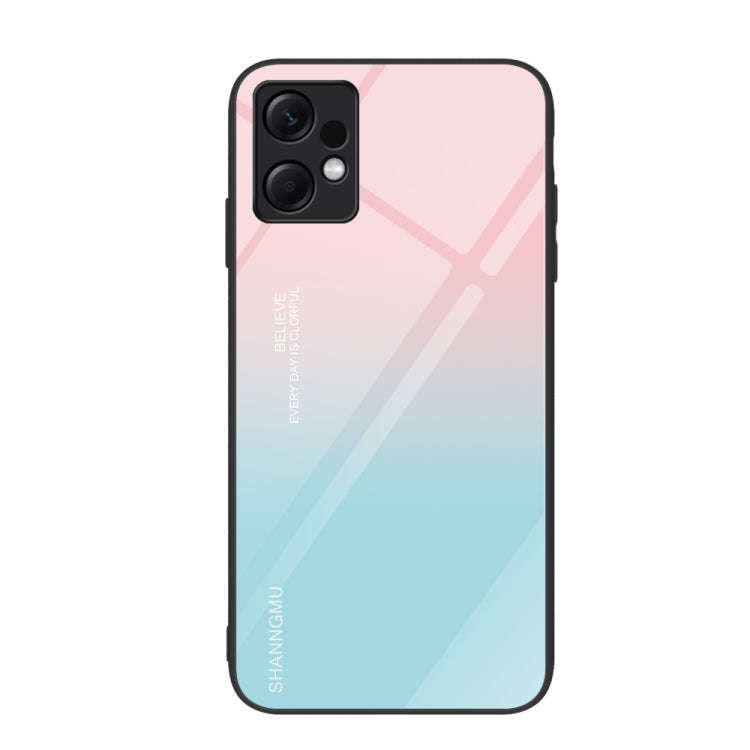 Colorful Painted Glass Phone Case, For Xiaomi Redmi Note 12 4G Global, For Xiaomi Redmi Note 12 T...