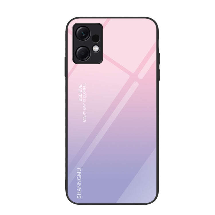 Colorful Painted Glass Phone Case, For Xiaomi Redmi Note 12 4G Global, For Xiaomi Redmi Note 12 T...
