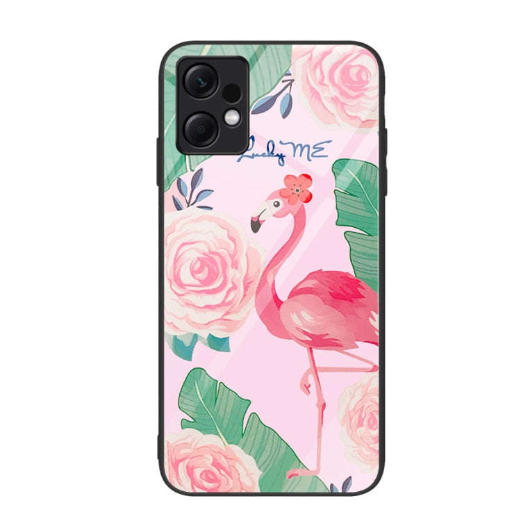 Colorful Painted Glass Phone Case, For Xiaomi Redmi Note 12 4G Global, For Xiaomi Redmi Note 12 T...