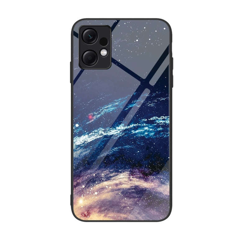 Colorful Painted Glass Phone Case, For Xiaomi Redmi Note 12 4G Global, For Xiaomi Redmi Note 12 T...