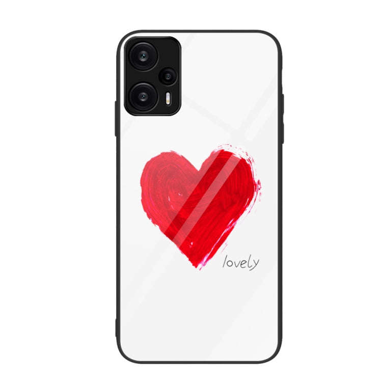 Colorful Painted Glass Phone Case, For Xiaomi Redmi Note 12 4G Global, For Xiaomi Redmi Note 12 T...