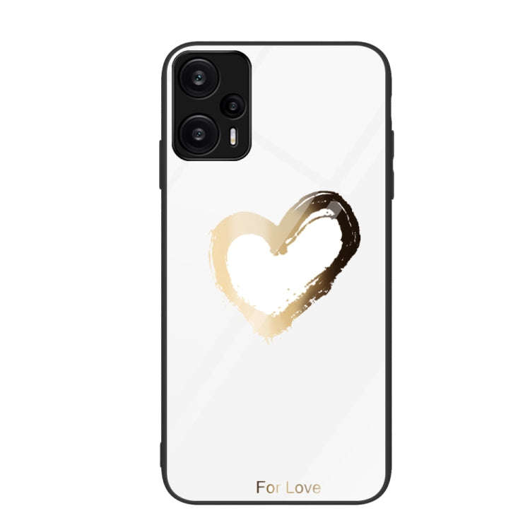 Colorful Painted Glass Phone Case, For Xiaomi Redmi Note 12 4G Global, For Xiaomi Redmi Note 12 T...