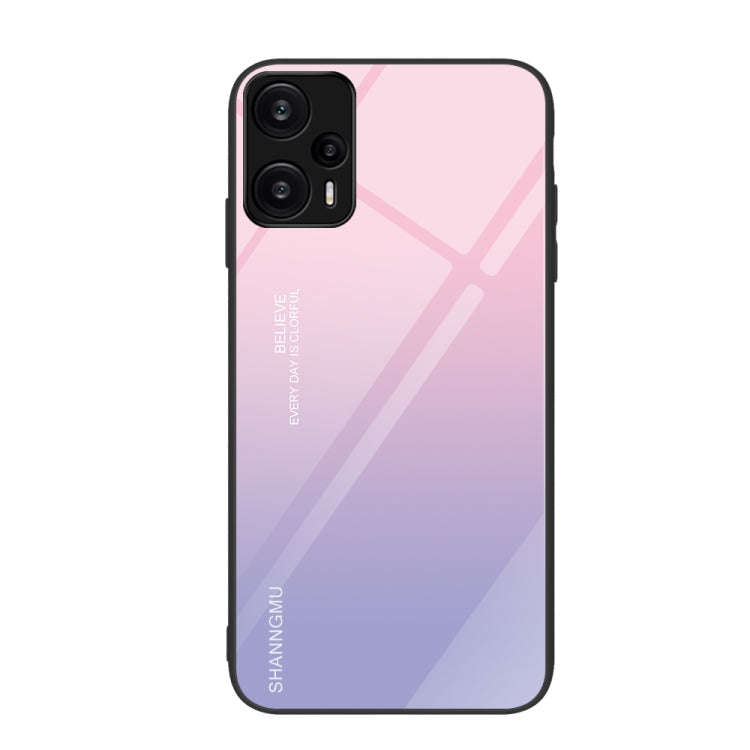 Colorful Painted Glass Phone Case, For Xiaomi Redmi Note 12 4G Global, For Xiaomi Redmi Note 12 T...