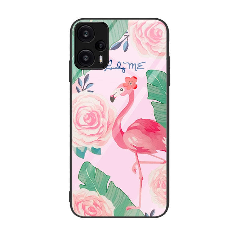 Colorful Painted Glass Phone Case, For Xiaomi Redmi Note 12 4G Global, For Xiaomi Redmi Note 12 T...