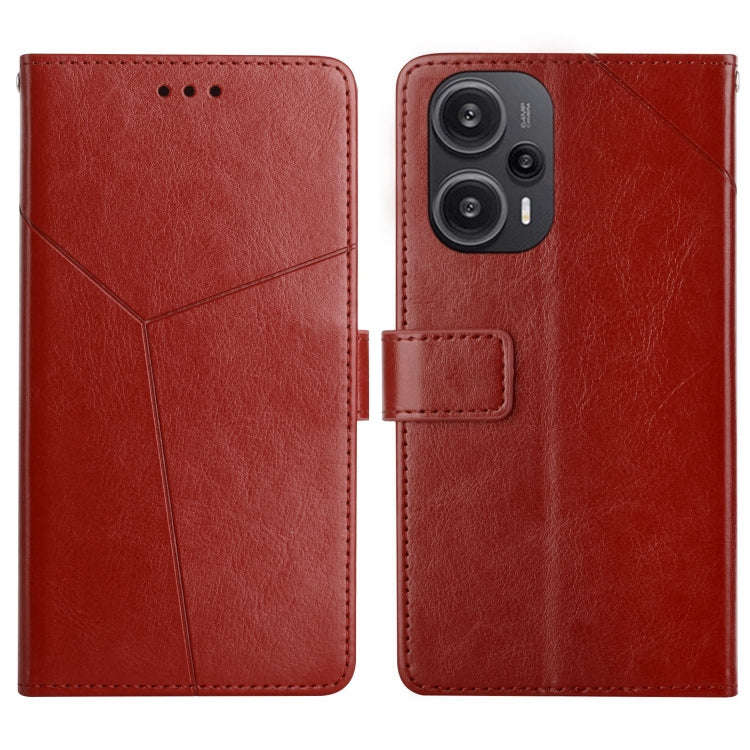 Y-shaped Pattern Flip Leather Phone Case, For Xiaomi 13T / 13T Pro, For Xiaomi Redmi 12 4G Global...