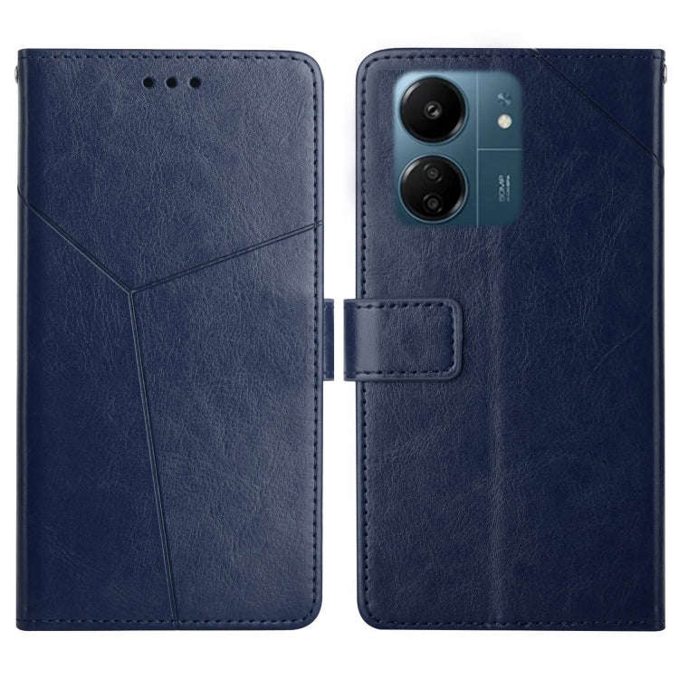 Y-shaped Pattern Flip Leather Phone Case, For Xiaomi Redmi 13 4G Global / 5G Global, For Xiaomi R...