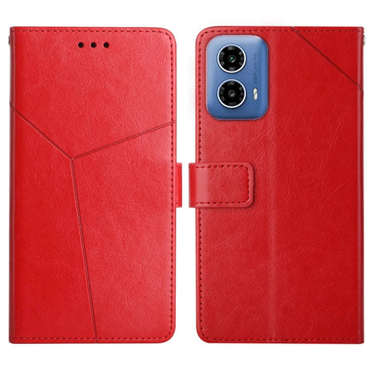 Y-shaped Pattern Flip Leather Phone Case, For Xiaomi Redmi 13 4G Global / 5G Global, For Xiaomi R...