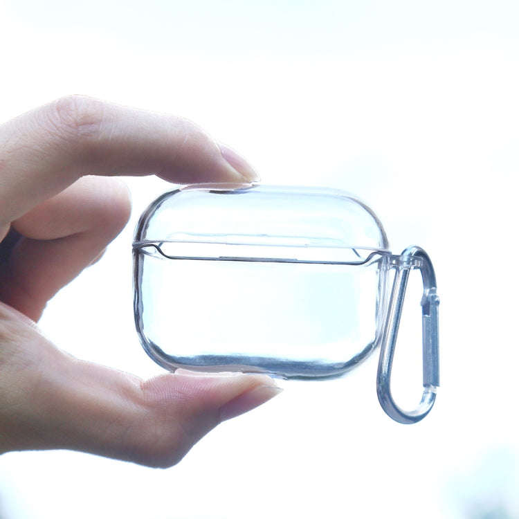 Transparent PC Hard Earphone Protective Case with Hook, For AirPods 1 / 2 with Hook, For AirPods ...