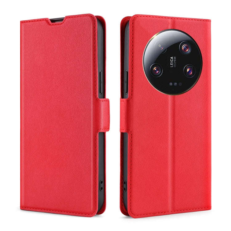 Ultra-thin Voltage Side Buckle Horizontal Flip Leather Phone Case, For Xiaomi Redmi Turbo 3 5G, F...