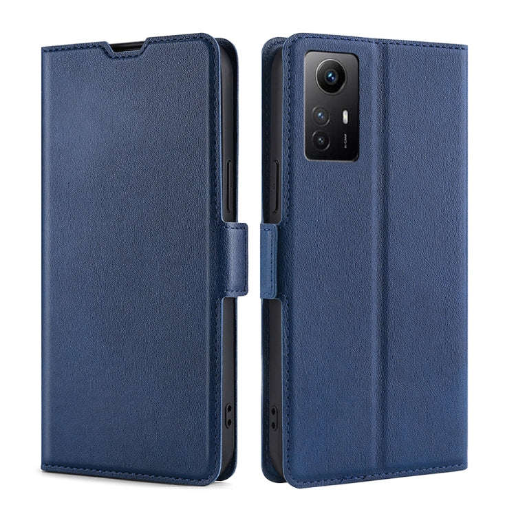 Ultra-thin Voltage Side Buckle Horizontal Flip Leather Phone Case, For Xiaomi Redmi Turbo 3 5G, F...