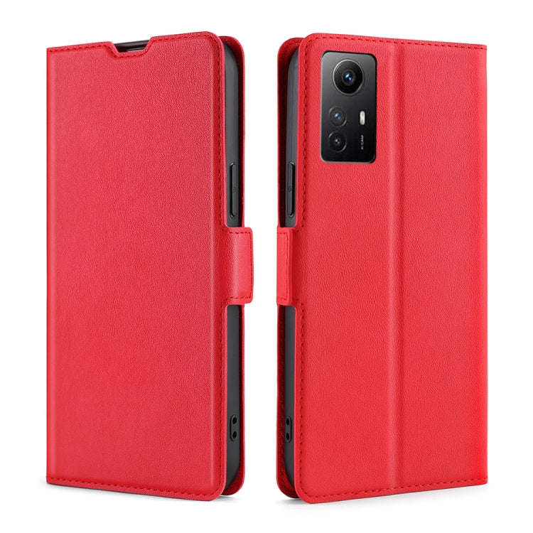 Ultra-thin Voltage Side Buckle Horizontal Flip Leather Phone Case, For Xiaomi Redmi Turbo 3 5G, F...