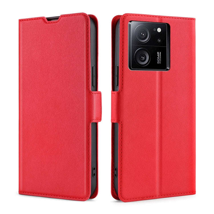 Ultra-thin Voltage Side Buckle Horizontal Flip Leather Phone Case, For Xiaomi Redmi Turbo 3 5G, F...