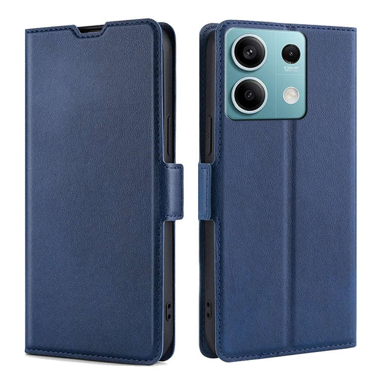 Ultra-thin Voltage Side Buckle Horizontal Flip Leather Phone Case, For Xiaomi Redmi Turbo 3 5G, F...