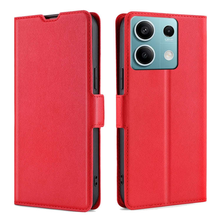 Ultra-thin Voltage Side Buckle Horizontal Flip Leather Phone Case, For Xiaomi Redmi Turbo 3 5G, F...