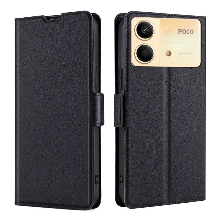 Ultra-thin Voltage Side Buckle Horizontal Flip Leather Phone Case, For Xiaomi Redmi Turbo 3 5G, F...