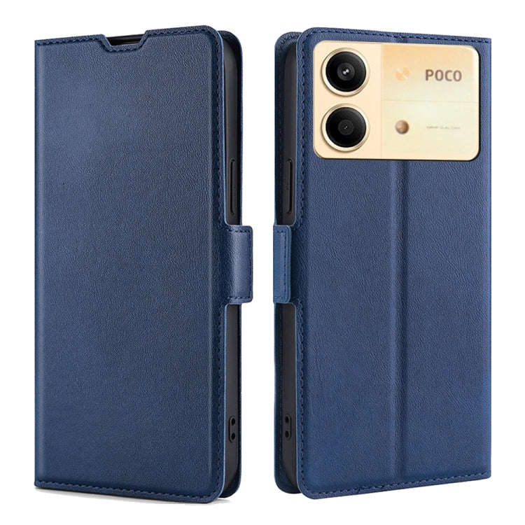 Ultra-thin Voltage Side Buckle Horizontal Flip Leather Phone Case, For Xiaomi Redmi Turbo 3 5G, F...