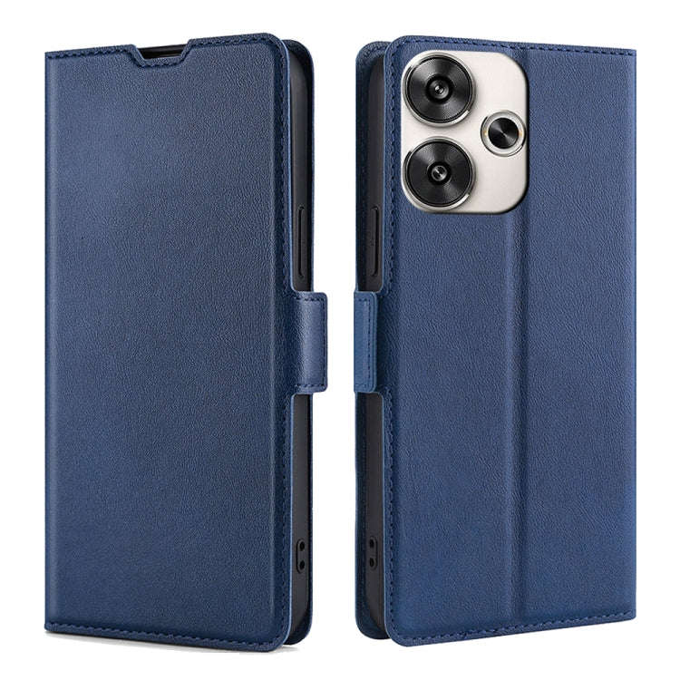 Ultra-thin Voltage Side Buckle Horizontal Flip Leather Phone Case, For Xiaomi Redmi Turbo 3 5G, F...
