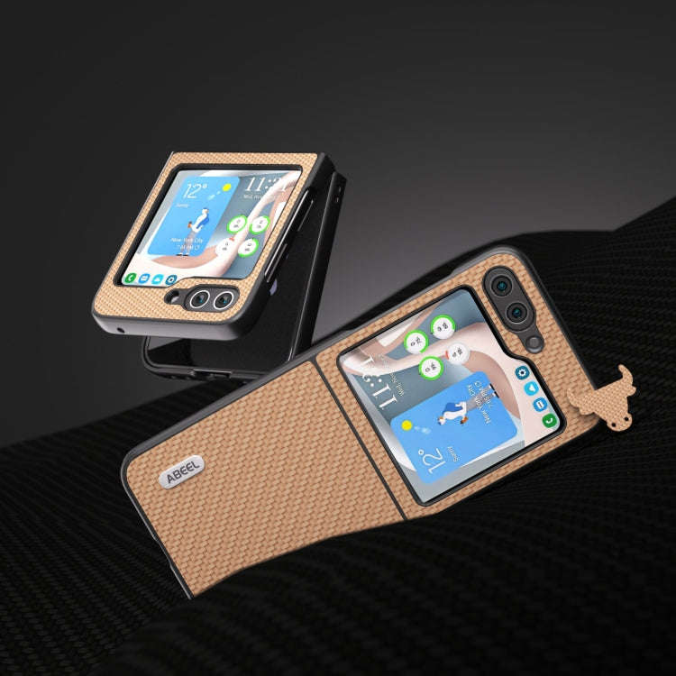 ABEEL Carbon Fiber Texture Protective Phone Case, For Samsung Galaxy Z Flip5