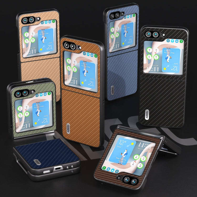 ABEEL Carbon Fiber Texture Protective Phone Case, For Samsung Galaxy Z Flip5