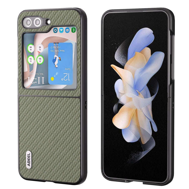 ABEEL Carbon Fiber Texture Protective Phone Case, For Samsung Galaxy Z Flip5