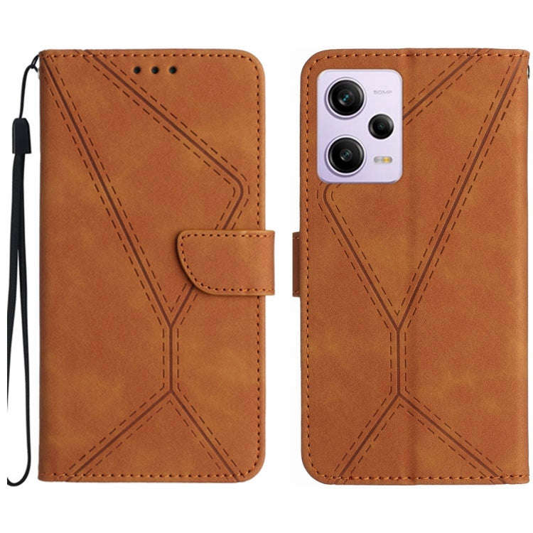 Stitching Embossed Leather Phone Case, For Xiaomi 13 Ultra, For Xiaomi Redmi Note 12 4G, For Xiao...