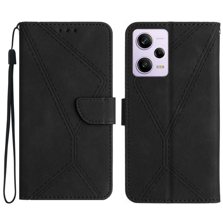 Stitching Embossed Leather Phone Case, For Xiaomi 13 Ultra, For Xiaomi Redmi Note 12 4G, For Xiao...