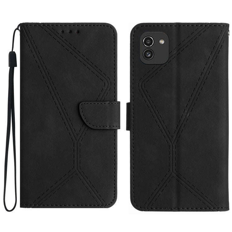 Stitching Embossed Leather Phone Case, For Samsung Galaxy Note20 Ultra, For Samsung Galaxy Note10...