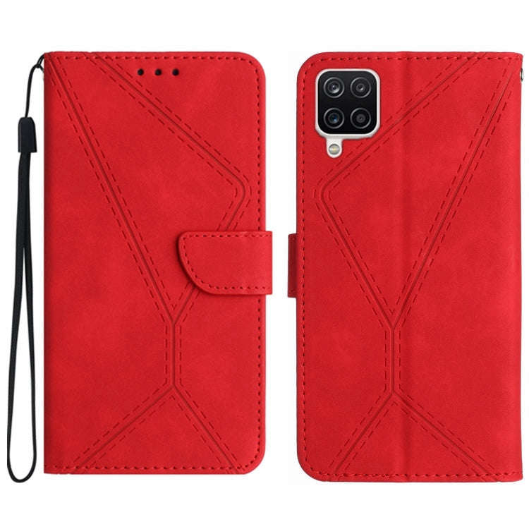 Stitching Embossed Leather Phone Case, For Samsung Galaxy A12 / M12, For Samsung Galaxy A13 4G, F...