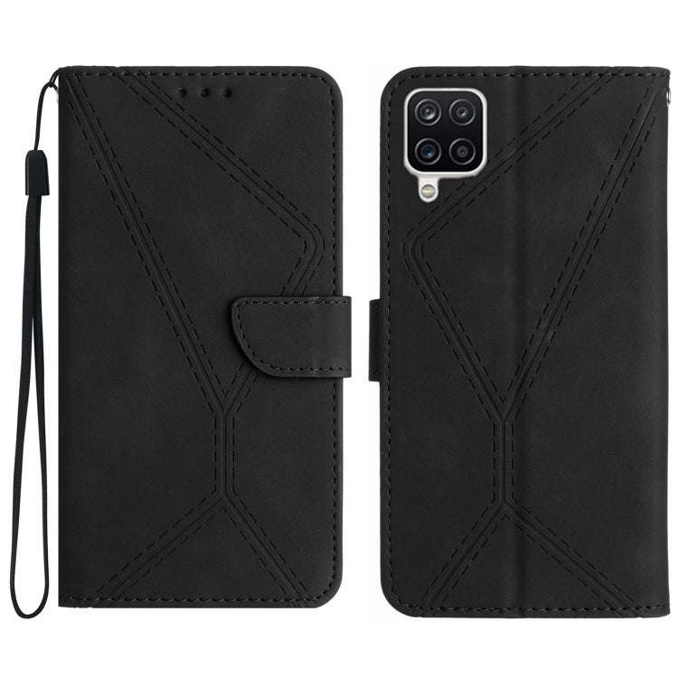 Stitching Embossed Leather Phone Case, For Samsung Galaxy A12 / M12, For Samsung Galaxy A13 4G, F...