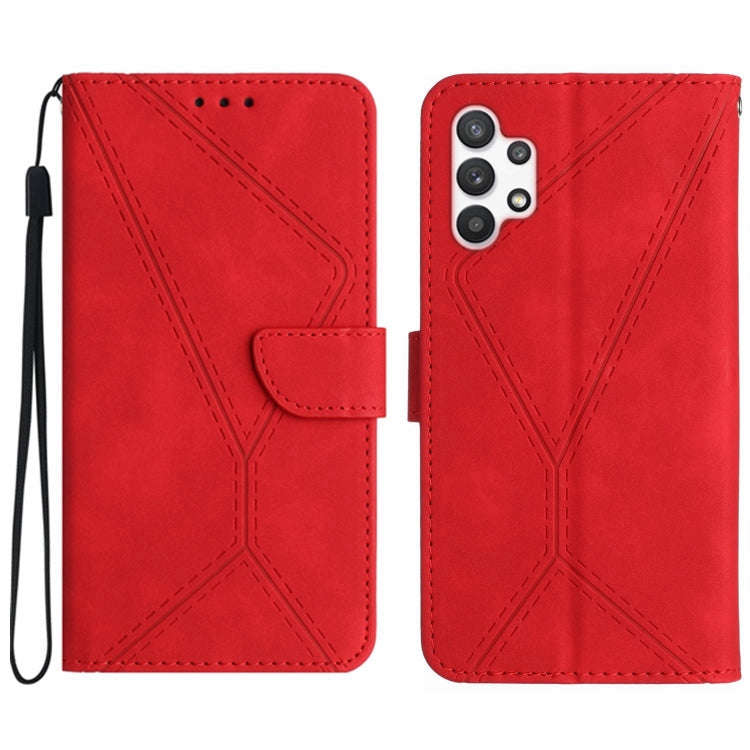 Stitching Embossed Leather Phone Case, For Samsung Galaxy A12 / M12, For Samsung Galaxy A13 4G, F...