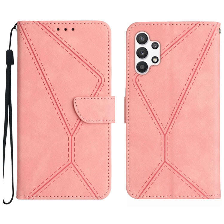 Stitching Embossed Leather Phone Case, For Samsung Galaxy A12 / M12, For Samsung Galaxy A13 4G, F...