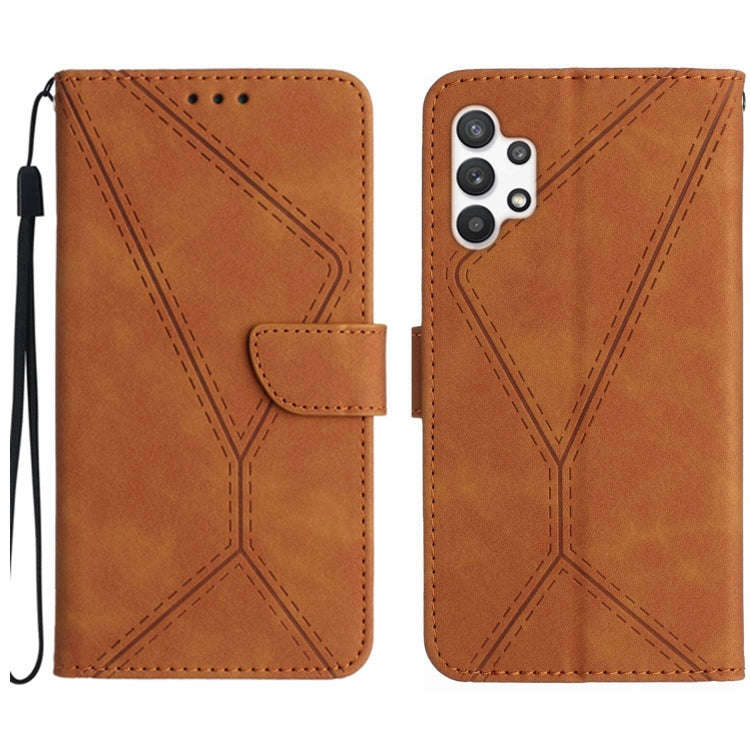 Stitching Embossed Leather Phone Case, For Samsung Galaxy A12 / M12, For Samsung Galaxy A13 4G, F...